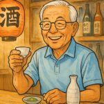 居酒屋での自画像